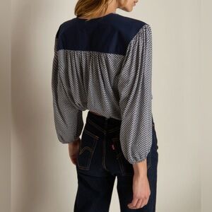 Nation Ltd Twyla Long Sleeve Top - Tossed Geo